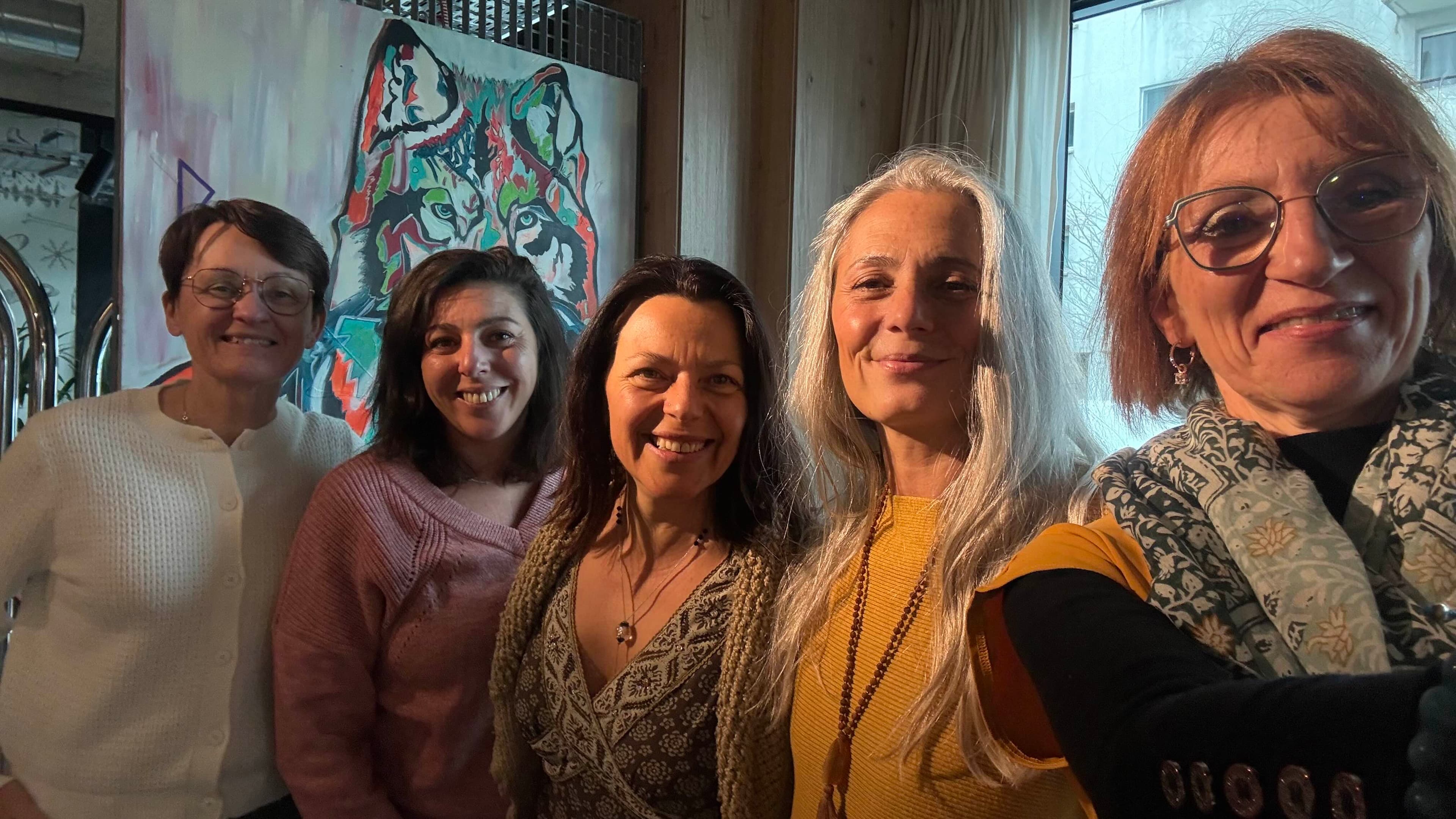 Un groupe de membres du réseau réuni lors d’une rencontre